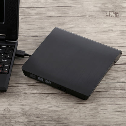 พื้นผิวขัดเงา USB 3.0 POP-UP โทรศัพท์มือถือภายนอก DVD-Rw DVD / CD ไดรฟ์ที่เขียนซ้ำได้ อุปกรณ์ ODD และ HDD ภายนอก, Brushed Texture DVD(B)