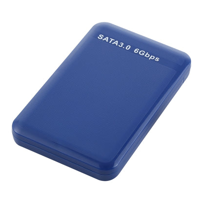 กล่องใส่ HDD ขนาด 2.5 นิ้ว 6Gbps SATA 3.0 ถึง USB 3.0 ฮาร์ดดิสก์ไดรฟ์กล่องกรณีภายนอก, Blue