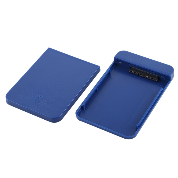 กล่องใส่ HDD ขนาด 2.5 นิ้ว 6Gbps SATA 3.0 ถึง USB 3.0 ฮาร์ดดิสก์ไดรฟ์กล่องกรณีภายนอก, Blue