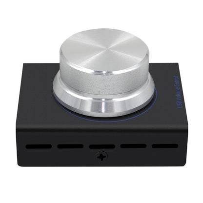 OT-U001 ปุ่มควบคุมระดับเสียง USB ลำโพงคอมพิวเตอร์พีซีปุ่มควบคุมระดับเสียงรองรับ Win 10 / 8 / 7 / Vista / XP และ Mac, OT-U001 (Black)
