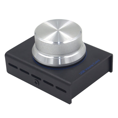 OT-U001 ปุ่มควบคุมระดับเสียง USB ลำโพงคอมพิวเตอร์พีซีปุ่มควบคุมระดับเสียงรองรับ Win 10 / 8 / 7 / Vista / XP และ Mac, OT-U001 (Black)