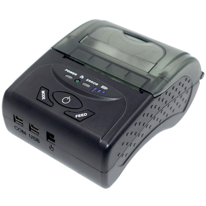 POS-5807 เครื่องพิมพ์ตั๋วบลูทูธความร้อนพอร์ต USB แบบพกพาขนาด 58 มม. ขนาดกระดาษความร้อนที่รองรับสูงสุด: 57x50 มม.