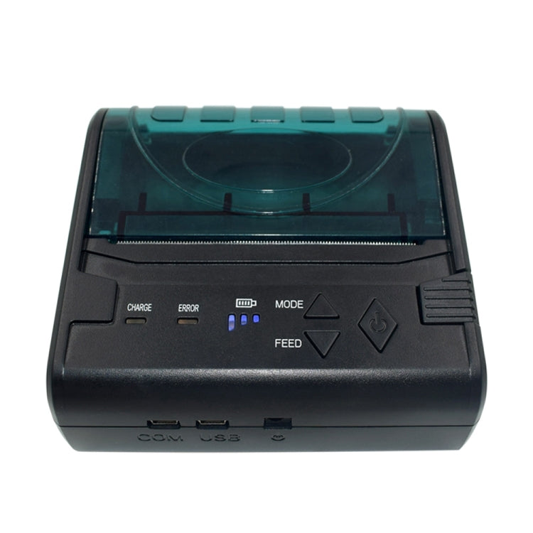 POS-8003 เครื่องพิมพ์ตั๋วบลูทูธความร้อนแบบพกพา ขนาดกระดาษความร้อนที่รองรับสูงสุด：80x50มม