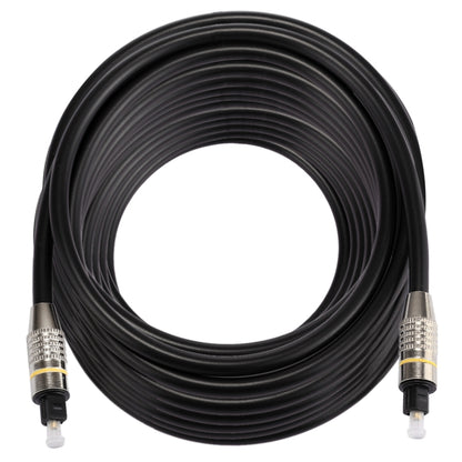 20 ม. OD6.0 มม. หัวโลหะชุบนิกเกิล Toslink สายสัญญาณเสียงดิจิตอลชายกับชาย, Length: 20m
