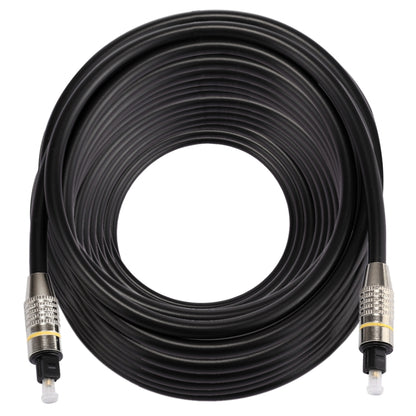 25 ม. OD6.0 มม. หัวโลหะชุบนิกเกิล Toslink สายสัญญาณเสียงดิจิตอลชายกับชาย, Length: 25m