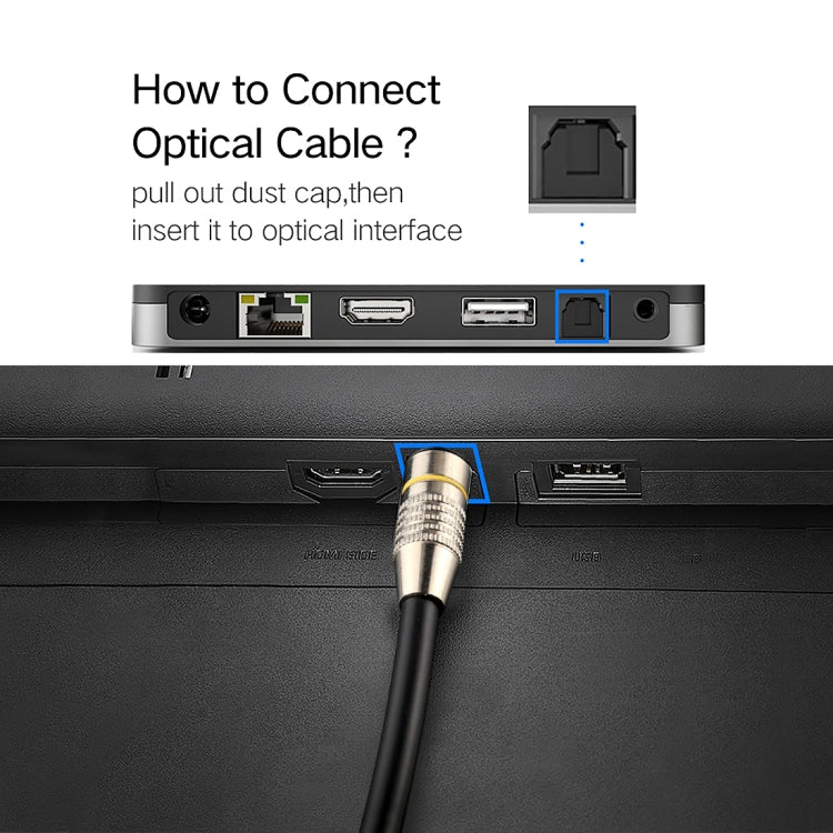 30 ม. OD6.0 มม. หัวโลหะชุบนิกเกิล Toslink สายสัญญาณเสียงดิจิตอลชายกับชาย, Length: 30m