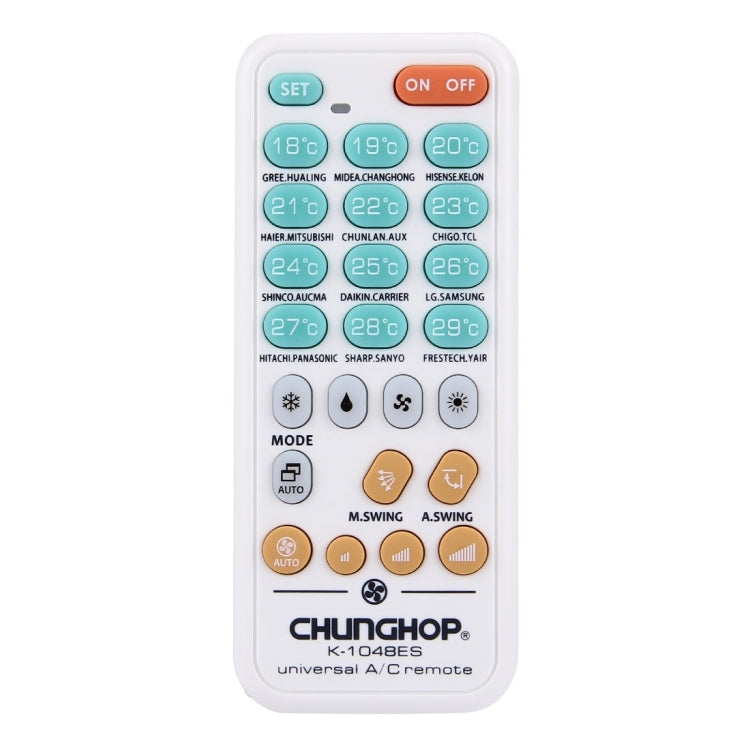 CHUNGHOP K-1048ES รีโมทคอนโทรลเครื่องปรับอากาศอเนกประสงค์, K-1048ES
