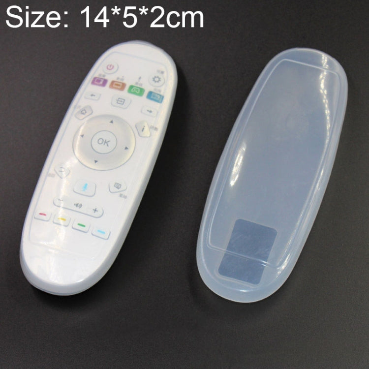 5 ชิ้น Hisense ทีวีการควบคุมระยะไกลฝาครอบป้องกันซิลิโคนกันฝุ่นกันน้ำขนาด: 14 * 5 * 2 ซม, 14*5*2cm