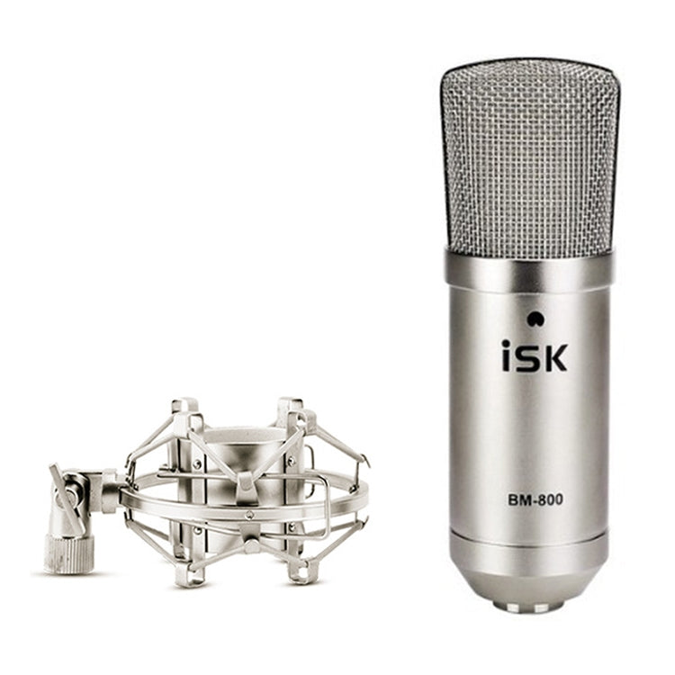ISK BM-800 ไมโครโฟนบันทึกเสียงคอนเดนเซอร์ไมโครโฟนสำหรับสตูดิโอและการออกอากาศ, BM-800