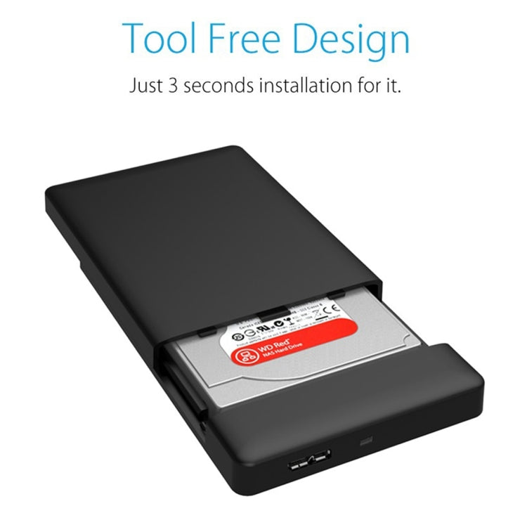 ORICO 2588US3 USB3.0 ฮาร์ดดิสก์ภายนอกกล่องสำหรับ 2.5 นิ้ว SATA HDD/SSD 9.5 มม.แล็ปท็อป PC