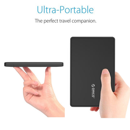 ORICO 2588US3 USB3.0 ฮาร์ดดิสก์ภายนอกกล่องสำหรับ 2.5 นิ้ว SATA HDD/SSD 9.5 มม.แล็ปท็อป PC