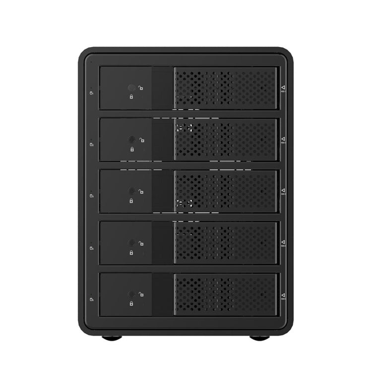 ORICO 9558U3 5-Bay USB 3.0 Type-Bอลูมิเนียม 3.5 นิ้วSSD / SATA HDD Enclosureเก็บฮาร์ดดิสก์กล่องสำหรับแล็ปท็อปคอมพิวเตอร์เดสก์ท็อปPC, SSD / SATA (Black)
