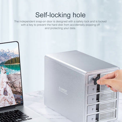 ORICO 9558U3 5-Bay USB 3.0 Type-Bอลูมิเนียม 3.5 นิ้วSSD / SATA HDD Enclosureเก็บฮาร์ดดิสก์กล่องสำหรับแล็ปท็อปคอมพิวเตอร์เดสก์ท็อปPC, SSD / SATA (Black)