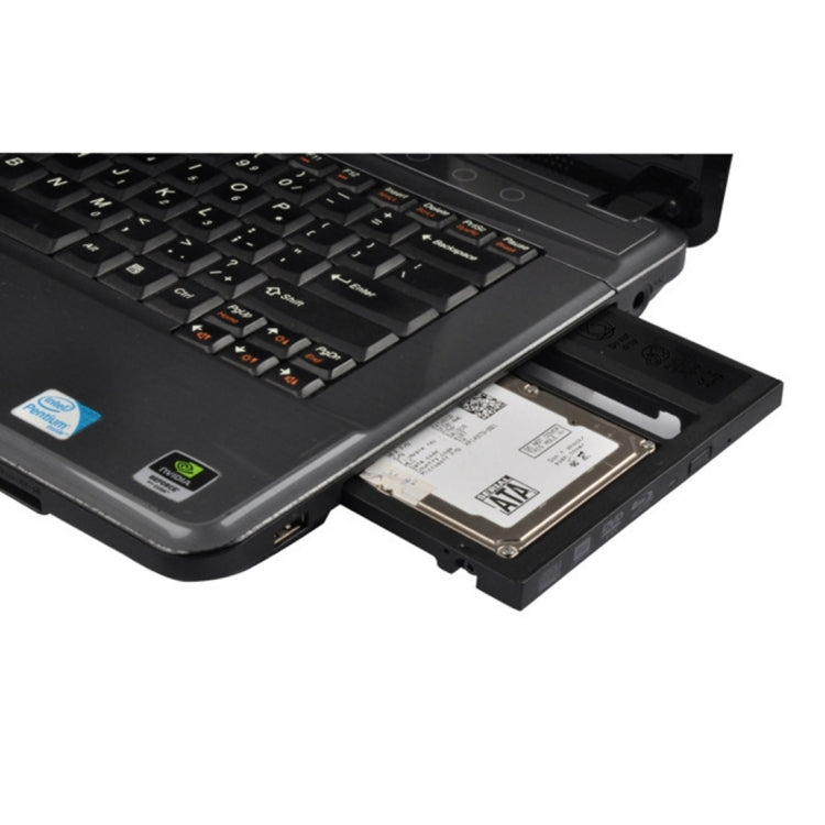 สากล 9 / 9.5 มม. SATA3 ฮาร์ดดิสก์ไดรฟ์ HDD แคดดี้อะแดปเตอร์เบย์ยึดสำหรับโน๊ตบุ๊ค