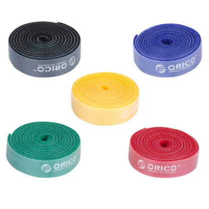 ORICO CBT-5S 5 in 1 สีสายสัมพันธ์แบบตะขอและห่วงแบบใช้ซ้ำได้และแบบแบ่งได้สำหรับสายเคเบิลข้อมูล / สายไฟความยาว: 1 ม.