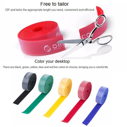 ORICO CBT-5S 5 in 1 สีสายสัมพันธ์แบบตะขอและห่วงแบบใช้ซ้ำได้และแบบแบ่งได้สำหรับสายเคเบิลข้อมูล / สายไฟความยาว: 1 ม.
