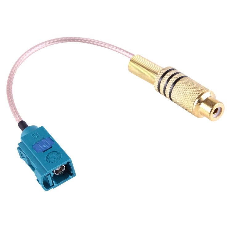 หญิง RCA ขนาด 15 ซม. ถึง FAKRA Z ประเภทหญิง RG316 สายเคเบิลพร้อมสปริง, FAKRA Z