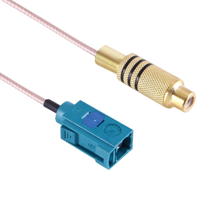 หญิง RCA ขนาด 15 ซม. ถึง FAKRA Z ประเภทหญิง RG316 สายเคเบิลพร้อมสปริง, FAKRA Z