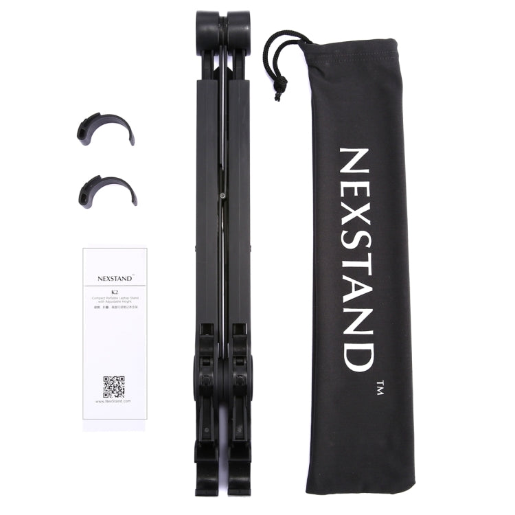 NEXSTAND ที่วางโต๊ะพับได้แบบพกพาปรับได้สำหรับแล็ปท็อป / โน้ตบุ๊ก เหมาะสำหรับ: มากกว่า 11.6 นิ้ว, Foldable Desk