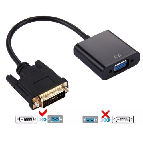 DVI-D 24 + 1 Pin Man เป็นตัวแปลงอะแดปเตอร์ HDTV VGA 15 พิน, DVI-D 24+1 Pin