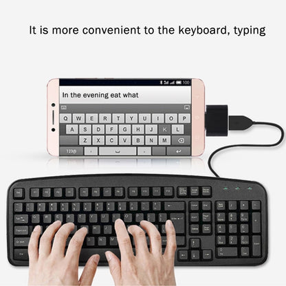 พลาสติก USB-C / Type-C ชายกับ USB 2.0 หญิง OTG อะแดปเตอร์ชาร์จการส่งข้อมูล