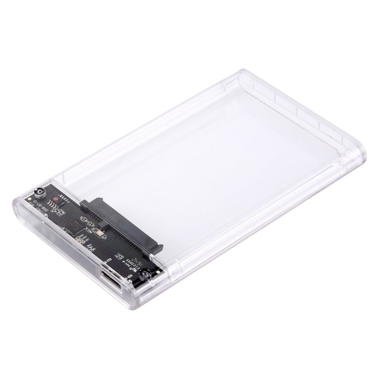 ORICO 2139U3-CR USB3.0 โปร่งใสฮาร์ดดิสก์ภายนอกกล่องสำหรับ 9.5 มม.2.5 นิ้ว SATA HDD/SSD, USB 3.0 (2.5 inch)