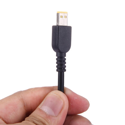 ปลั๊กแปลงไฟชายขนาด 7.9x5.5 มม. สำหรับ Lenovo Small Square สำหรับโน้ตบุ๊กแล็ปท็อป Lenovo ความยาว: ประมาณ 10 ซม., X1 Carbon 2018/2017 & Yoga 2018/2017 & T480/T580