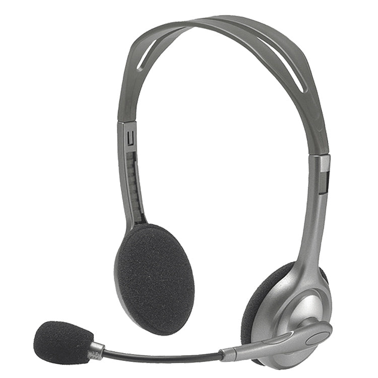 Logitech H110 Dual 3.5 มม. ปลั๊กเสียงชุดหูฟังสเตอริโอ, H110