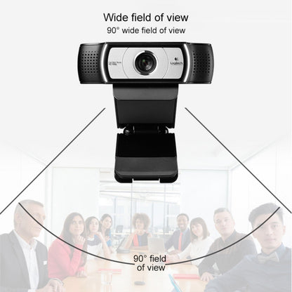 Logitech C930C 1080P 30FPS Business HD WebCam พร้อมฝาครอบป้องกัน, C930C