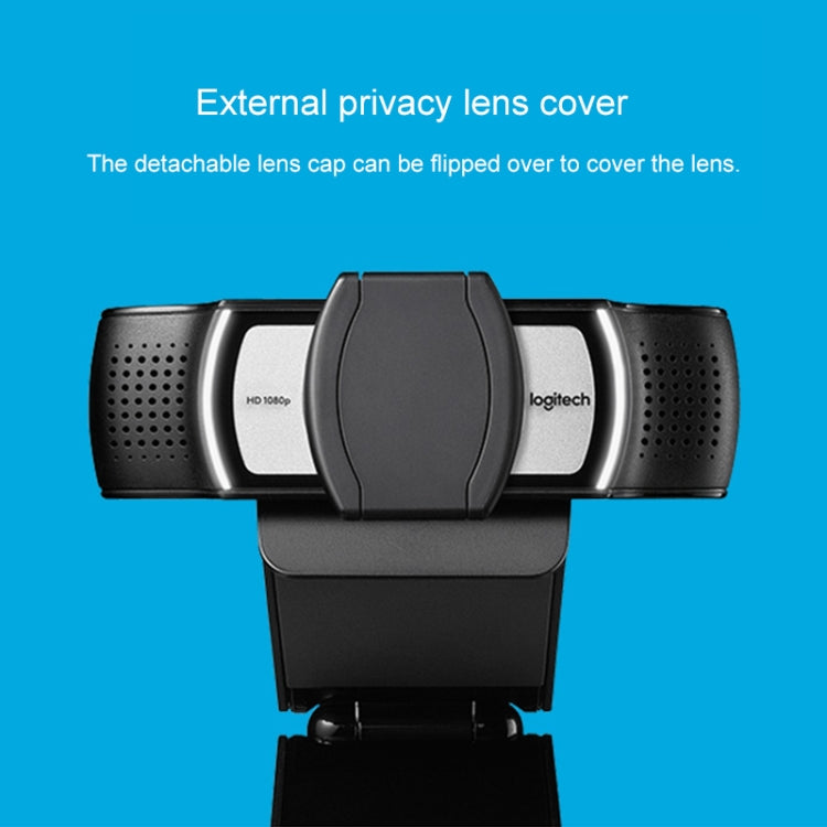 Logitech C930C 1080P 30FPS Business HD WebCam พร้อมฝาครอบป้องกัน, C930C