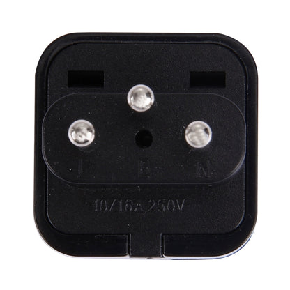 ปลั๊กสากลแบบพกพา WD-11A ไปยังสวิตเซอร์แลนด์ (Type-J แบบมีสายดิน) ปลั๊กอะแดปเตอร์ปลั๊กไฟ Travel Converter, Switzerland Plug