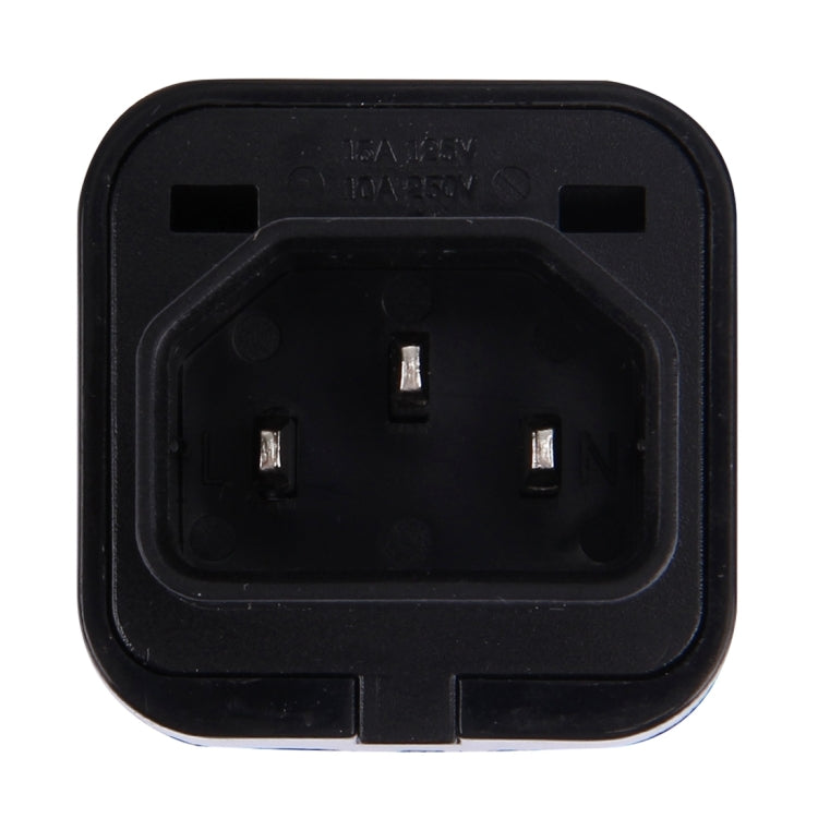 ปลั๊กสากลแบบพกพา WD-320 เป็นอะแดปเตอร์ซ็อกเก็ต C13-C14 Power Travel Converter, C13-C14 Socket