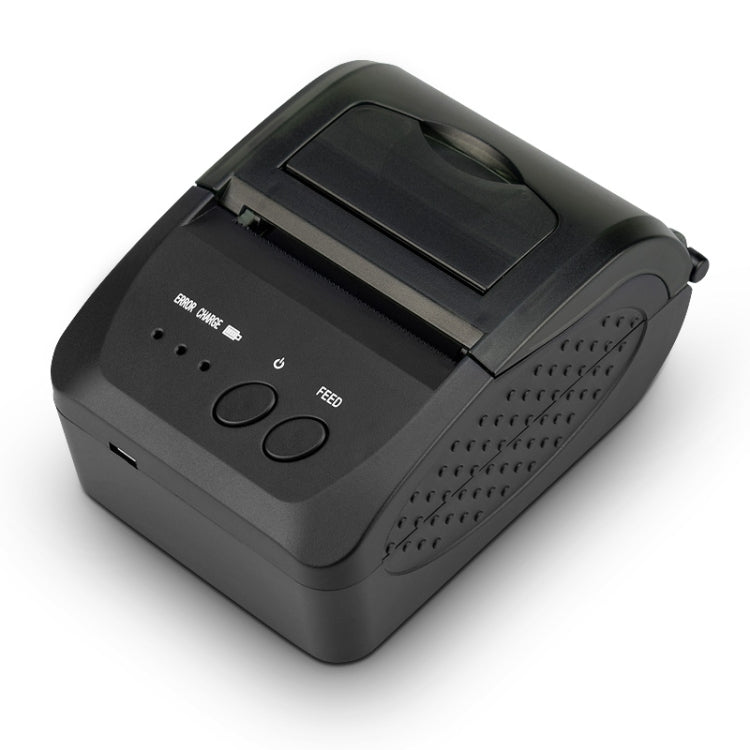 เครื่องพิมพ์ใบเสร็จ Bluetooth ความร้อนแบบพกพาขนาด 58 มม. รองรับการชาร์จการชาร์จสมบัติ