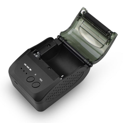 เครื่องพิมพ์ใบเสร็จ Bluetooth ความร้อนแบบพกพาขนาด 58 มม. รองรับการชาร์จการชาร์จสมบัติ