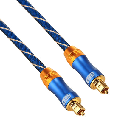 EMK LSYJ-A010 1m OD6.0mm หัวโลหะชุบทอง Toslink ชายไปชายสายสัญญาณเสียงดิจิตอล, Length: 1m