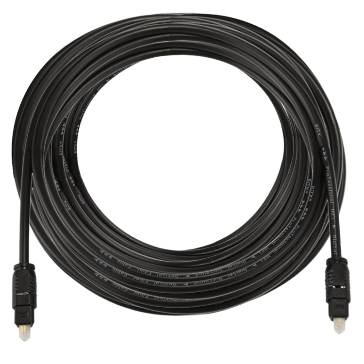 EMK 8 ม. OD4.0 มม. Toslink สายสัญญาณเสียงดิจิตอลแบบออปติคอลชายไปชาย, Length: 8m