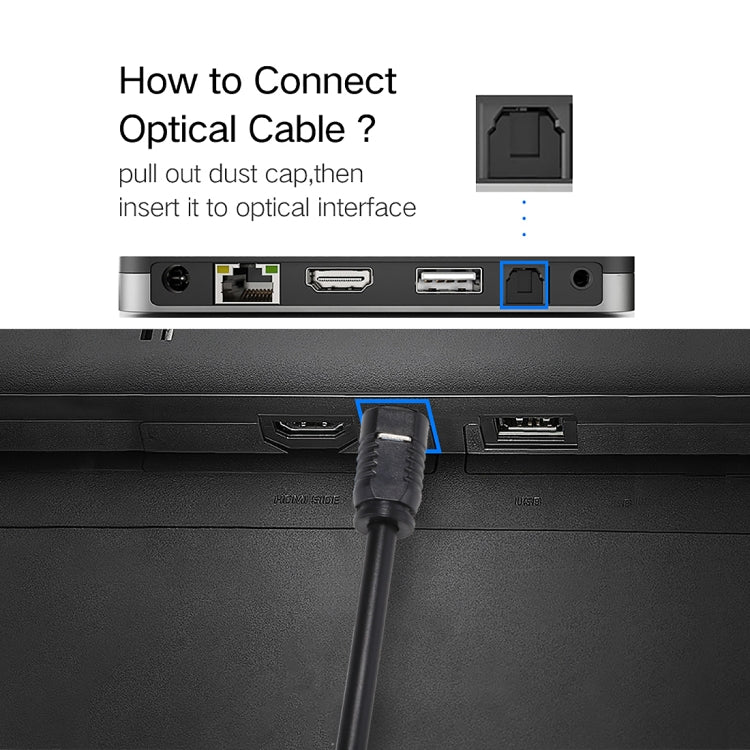 EMK 8 ม. OD4.0 มม. Toslink สายสัญญาณเสียงดิจิตอลแบบออปติคอลชายไปชาย, Length: 8m