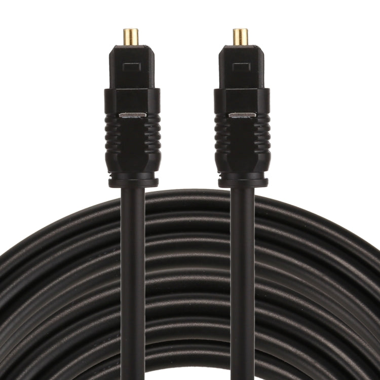 EMK 10 ม. OD4.0 มม. Toslink สายสัญญาณเสียงดิจิตอลแบบออปติคอลชายไปชาย, Length: 10m