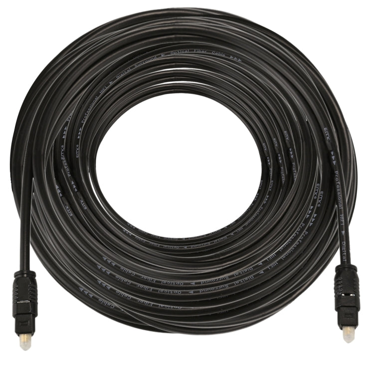EMK 20 ม. OD4.0 มม. Toslink สายสัญญาณเสียงดิจิตอลแบบออปติคอลชายไปชาย, Length: 20m