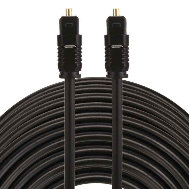 EMK 30 ม. OD4.0 มม. Toslink สายสัญญาณเสียงดิจิตอลแบบออปติคอลชายไปชาย, Length: 30m