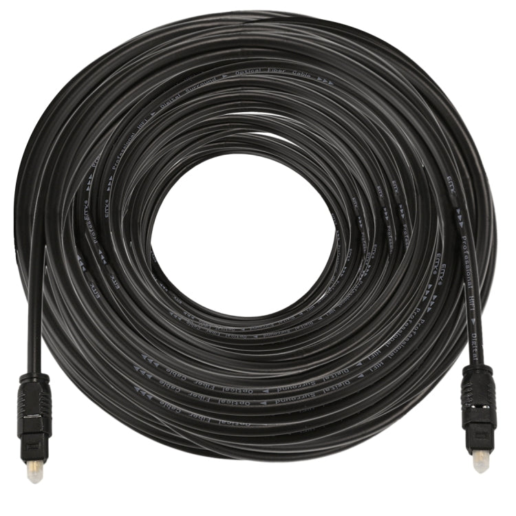 EMK 30 ม. OD4.0 มม. Toslink สายสัญญาณเสียงดิจิตอลแบบออปติคอลชายไปชาย, Length: 30m