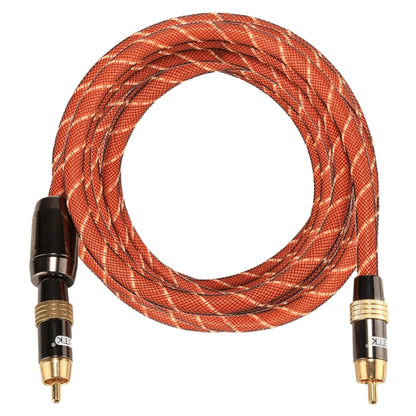 EMK TZ/A 3 M OD8.0mm โลหะชุบทองหัว RCA TO RCA Plug Digital Coaxial สายเชื่อมต่อเสียง/วิดีโอสาย RCA, Length: 3m