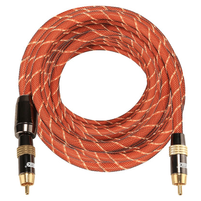 EMK TZ/A 8 M OD8.0mm โลหะชุบทองหัว RCA TO ปลั๊ก RCA Digital Coaxial สายเชื่อมต่อเสียง/วิดีโอสาย RCA, Length: 8m
