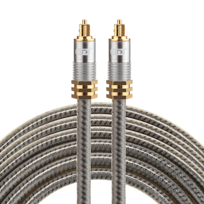 EMK YL-A 3 ม. OD8.0 มม. หัวโลหะชุบทอง Toslink สายสัญญาณเสียงดิจิตอลชายกับชาย, Length: 3m