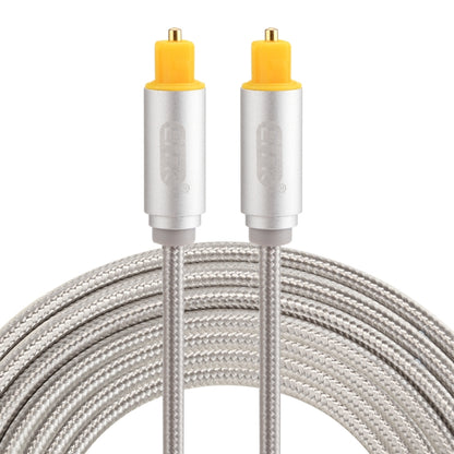 EMK 3 เมตร OD4.0 มิลลิเมตรโลหะชุบทองทอสาย Toslink ชายชายสายสัญญาณเสียงดิจิตอล, Length: 3m