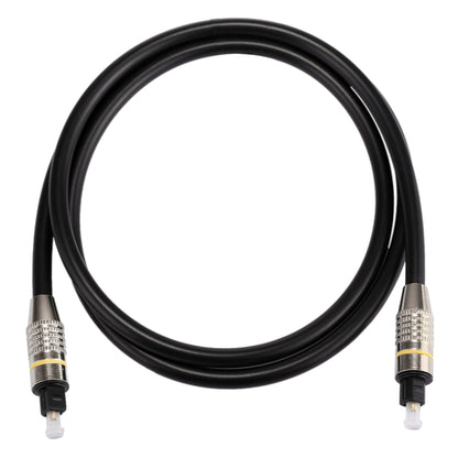1 ม. OD6.0 มม. หัวโลหะชุบนิกเกิล Toslink สายสัญญาณเสียงดิจิตอลชายกับชาย, Length: 1m