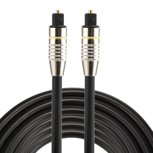 3 ม. OD6.0 มม. หัวโลหะชุบนิกเกิล Toslink สายสัญญาณเสียงดิจิตอลชายกับชาย, Length: 3m