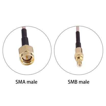 สายเคเบิลอะแดปเตอร์ชาย SMA ชายถึง SMB ขนาด 60 ซม. RG316, 60cm SMB Male