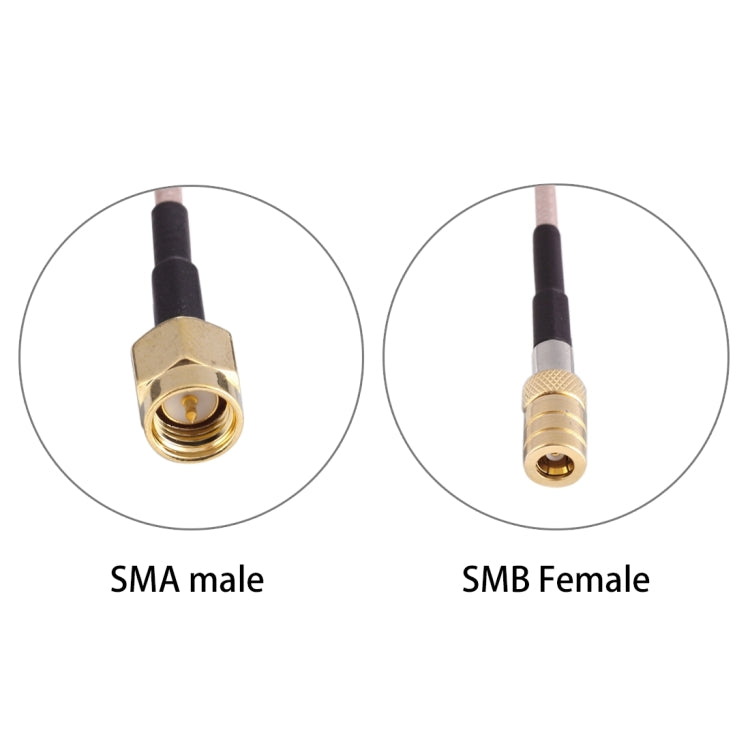 สายเคเบิลอะแดปเตอร์ SMA ชายถึงหญิง SMB ขนาด 90 ซม. RG316, 90cm SMB Female