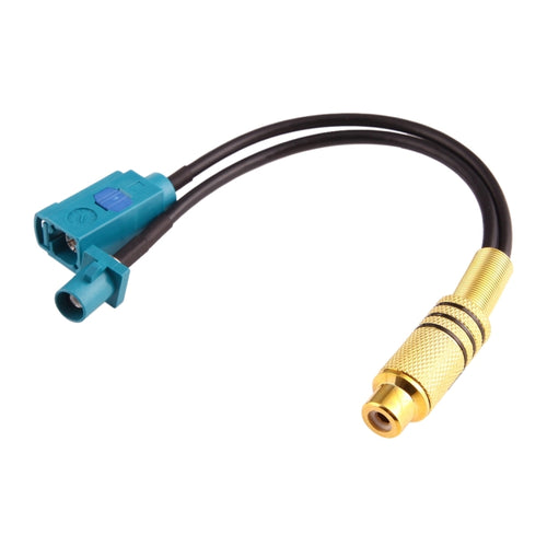 หญิง RCA ขนาด 15 ซม. ถึงชาย FAKRA + สาย RG174 หญิงประเภท FAKRA Z พร้อมสปริง, FAKRA Male+FAKRA Z Female RG174
